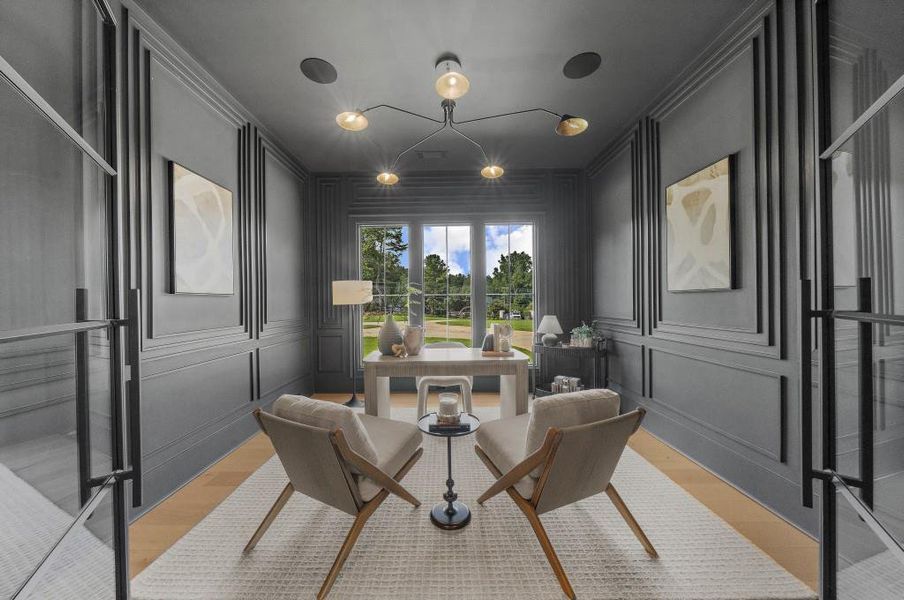 Furnished interior view inside a new home in , Alpharetta (Image 12).