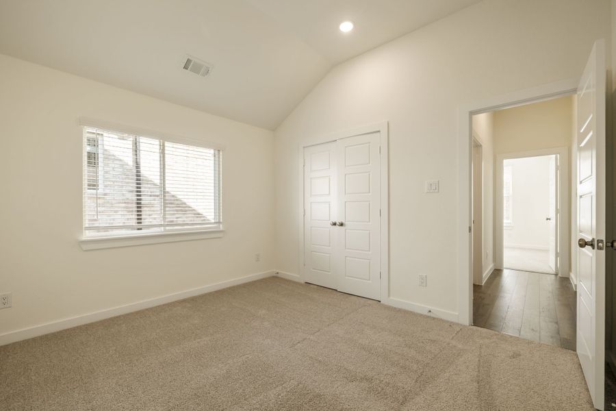 Representative unfurnished interior of a home built from the Hadley by Graham Hart Home Builder in Bear Ridge, Burleson (Image 13). Representative unfurnished interior of a home built from the Hadley by Graham Hart Home Builder in Bear Ridge, Burleson (Image 13).