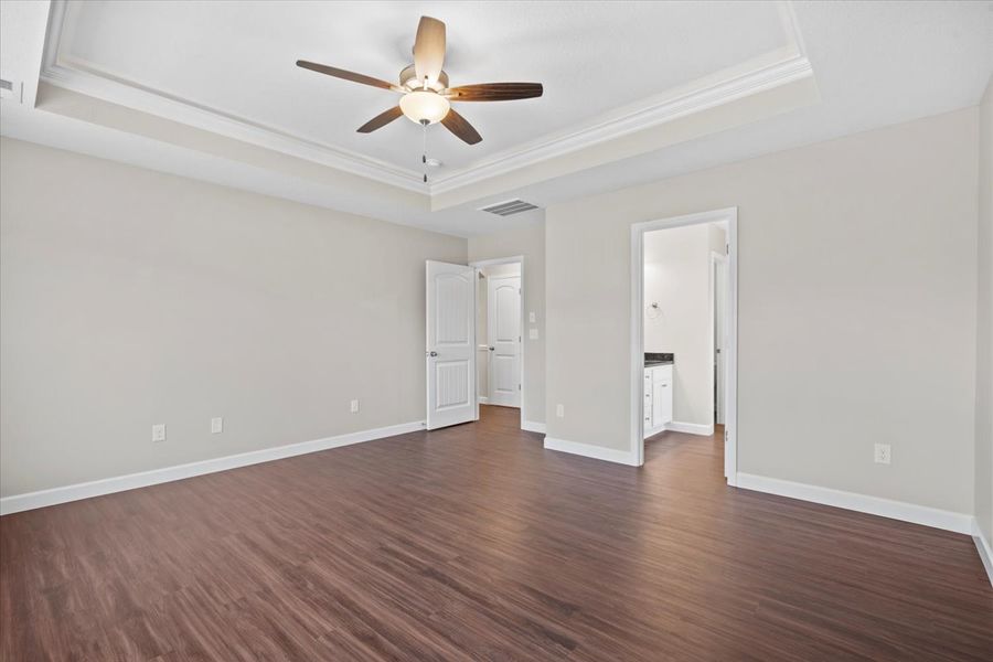 Representative unfurnished interior of a home built from the Arcadia by Enchanted Homes in Guadalupe Heights, Seguin (Image 28).