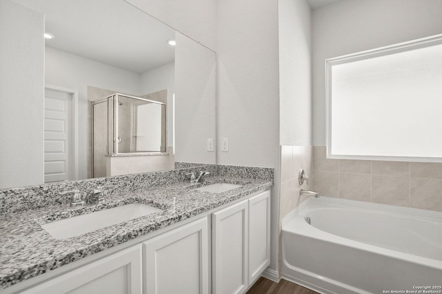 Furnished interior view inside a new home in Melissa Ranch, San Antonio (Image 10).
