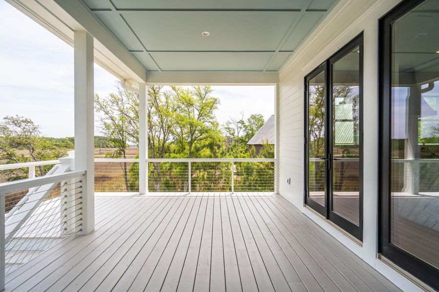 Exterior details and patio area of a home in , Johns Island (Image 47).