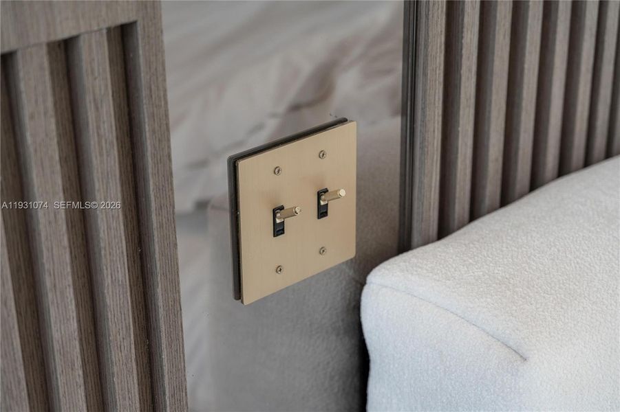 Close-up of interior finishes inside a home in , Miami Beach (Image 58).