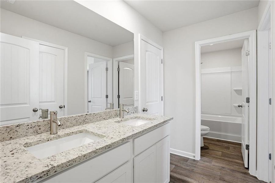 Furnished interior view inside a new home in Conner Springs, Social Circle (Image 4).