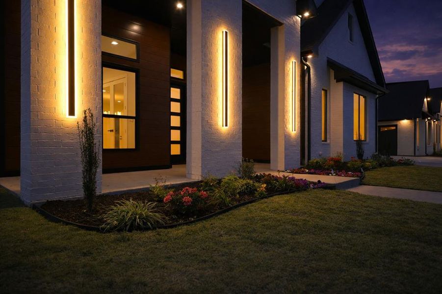 Exterior details and patio area of a home in , Pottsboro (Image 33).