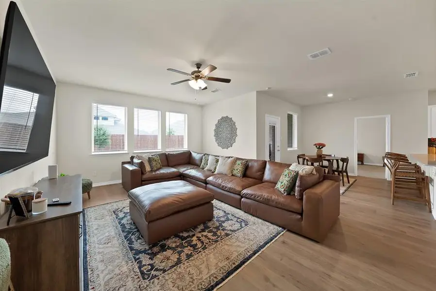 Furnished interior view inside a new home in , Aubrey (Image 9). Furnished interior view inside a new home in , Aubrey (Image 9).