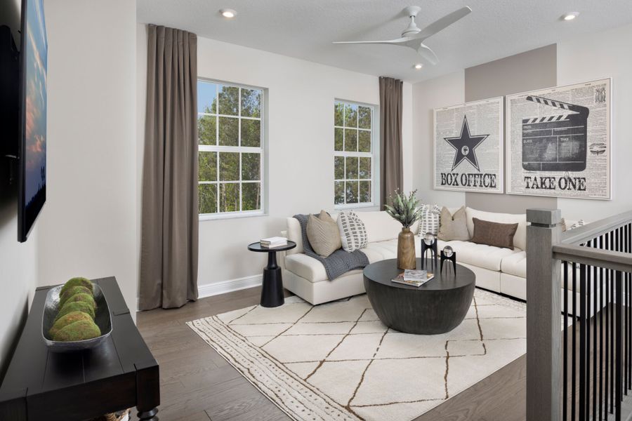 Representative furnished interior of a home built from the Gerbera by Mattamy Homes in Newfield, Palm City (Image 12).