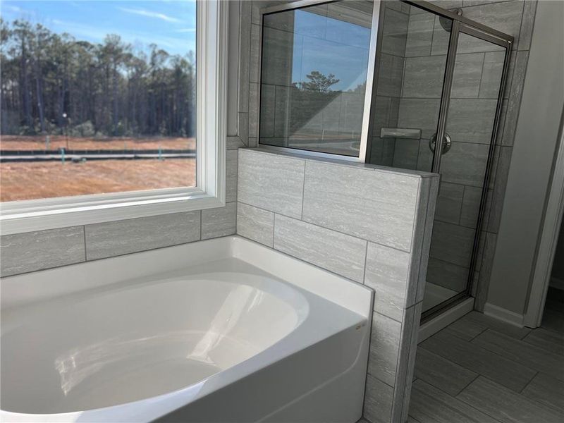 Close-up of interior finishes inside a home in Crofton Place Enclave, Snellville (Image 18).