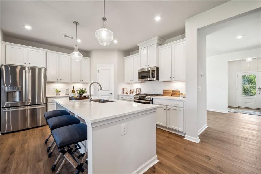Furnished interior view inside a new home in Kingsley, Acworth (Image 14).