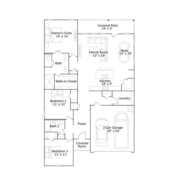 2D floor plan layout of this home in Sunterra, Katy, TX (Image 2). 2D floor plan layout of this home in Sunterra, Katy, TX (Image 2).