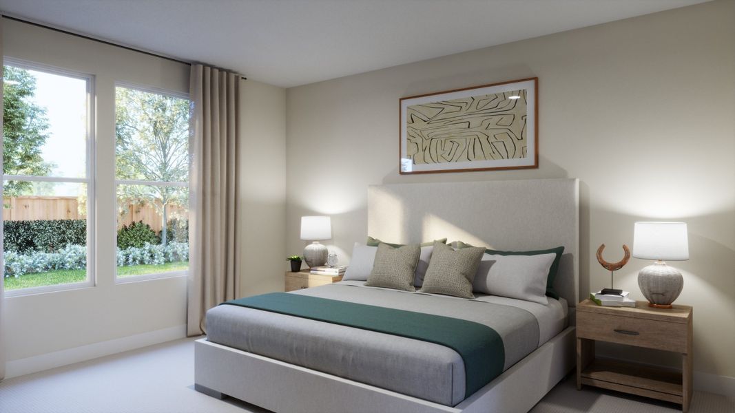 Furnished interior view inside a new home in Lariat, Liberty Hill (Image 10). Furnished interior view inside a new home in Lariat, Liberty Hill (Image 10).