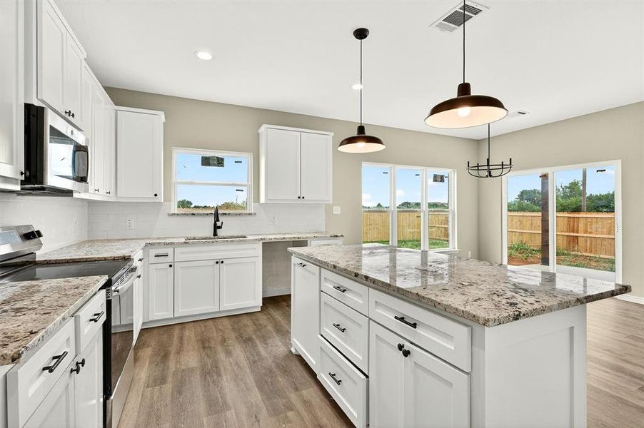Furnished interior view inside a new home in , Callisburg (Image 5).