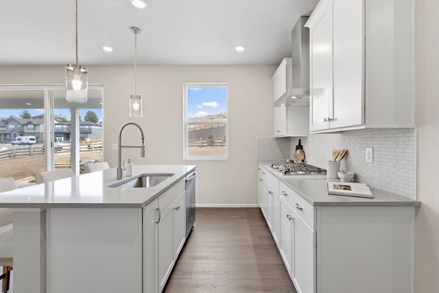 Furnished interior view inside a new home in The Manors Collection at Golden Overlook, Golden (Image 6).