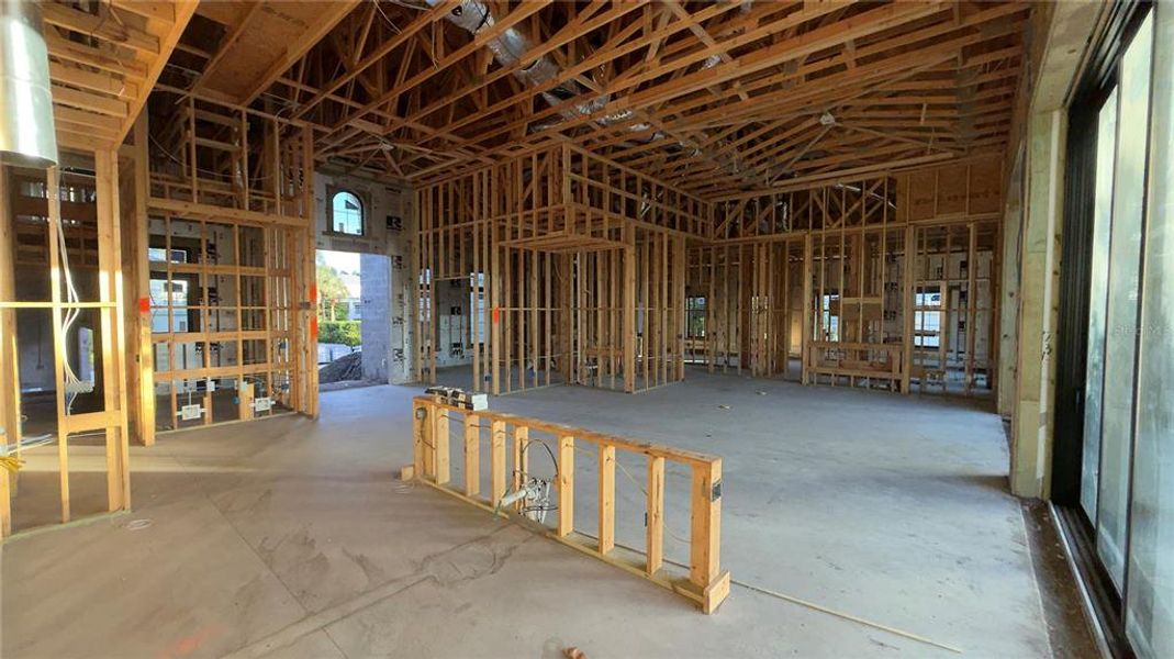 In-progress construction of a new home in , Sarasota, FL (Image 14).