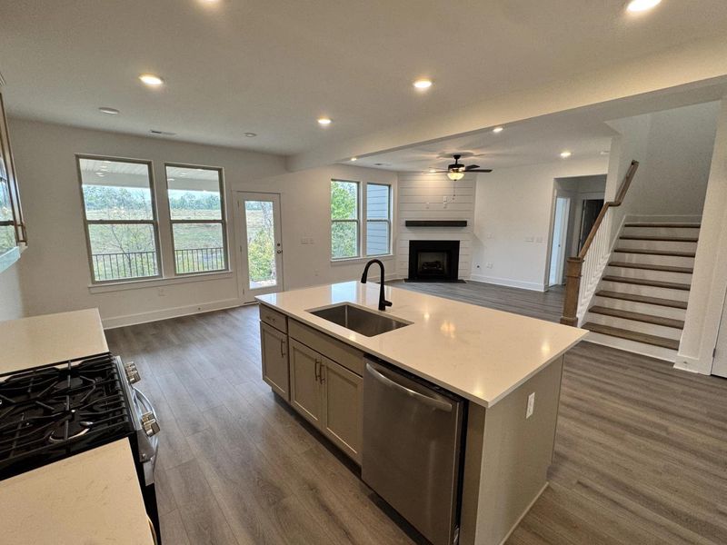 Furnished interior view inside a new home in Woods Crossing, Gallatin (Image 9).