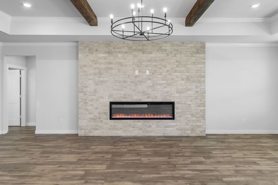 Representative unfurnished interior of a home built from the The Magnolia II by RED GABLE HOMES in Green Prairie Estates, Northlake (Image 25).