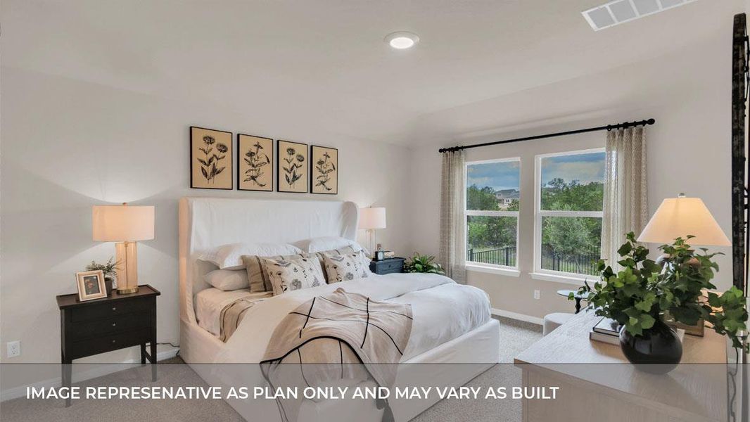 Furnished interior view inside a new home in Thunder Rock, Marble Falls (Image 23).