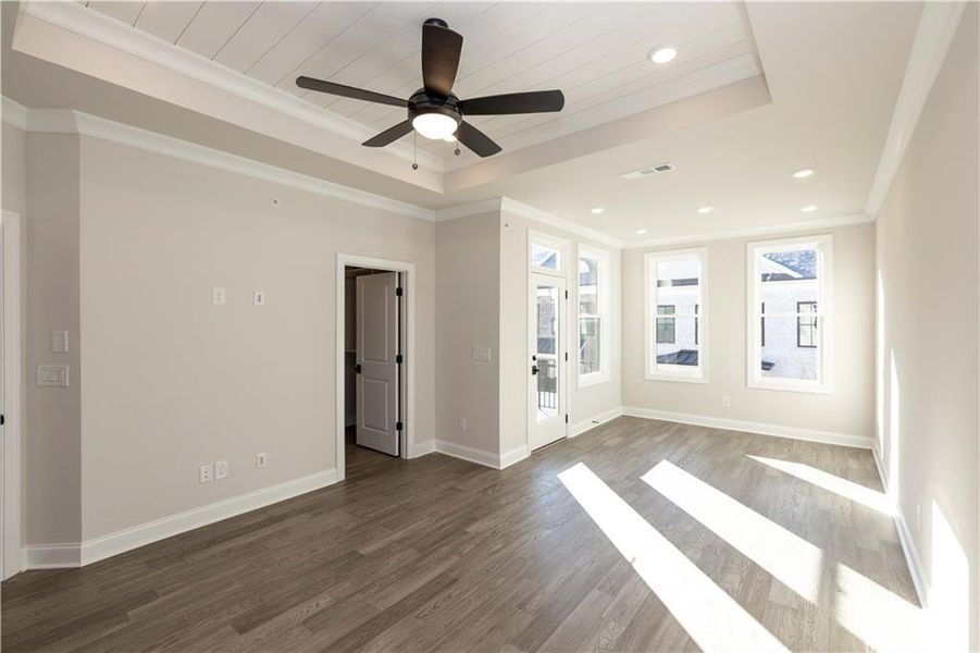 Spacious, unfurnished interior of a new home in Byers Park, Alpharetta (Image 44).