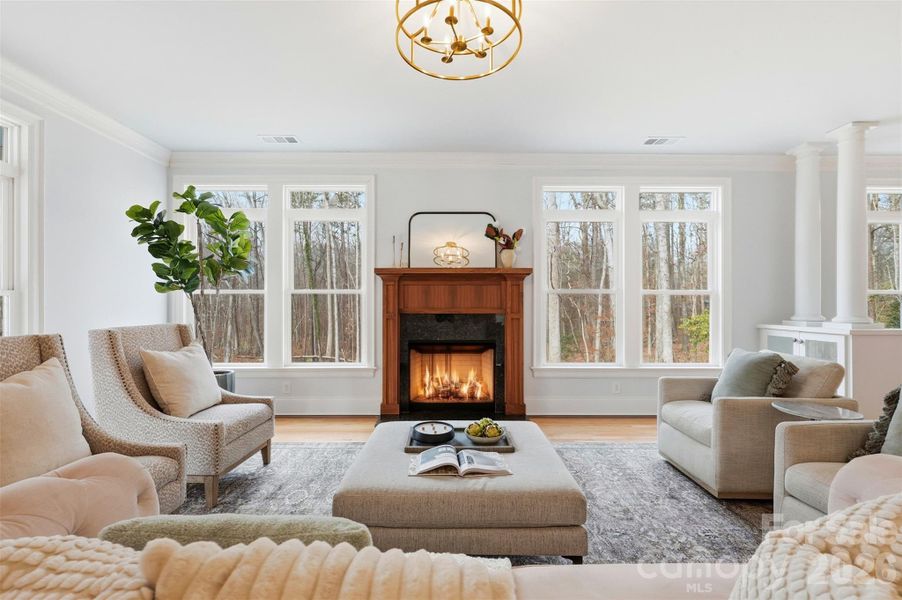 Furnished interior view inside a new home in , Rock Hill (Image 16).