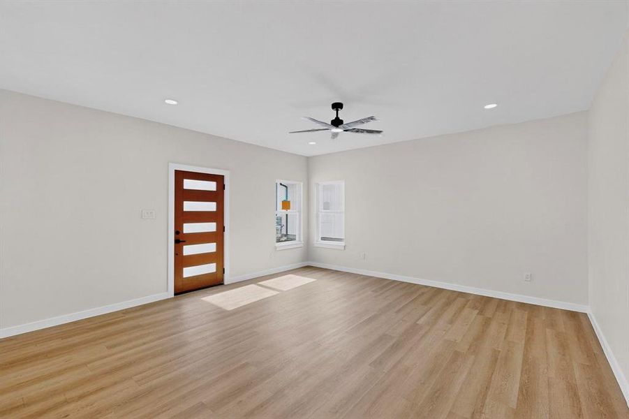 Spacious, unfurnished interior of a new home in , Rice (Image 21).