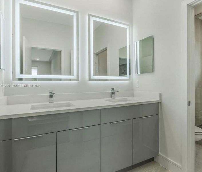 Furnished interior view inside a new home in , Davenport (Image 6).