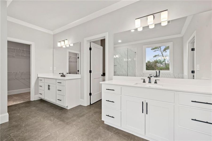 Furnished interior view inside a new home in , Marietta (Image 15).