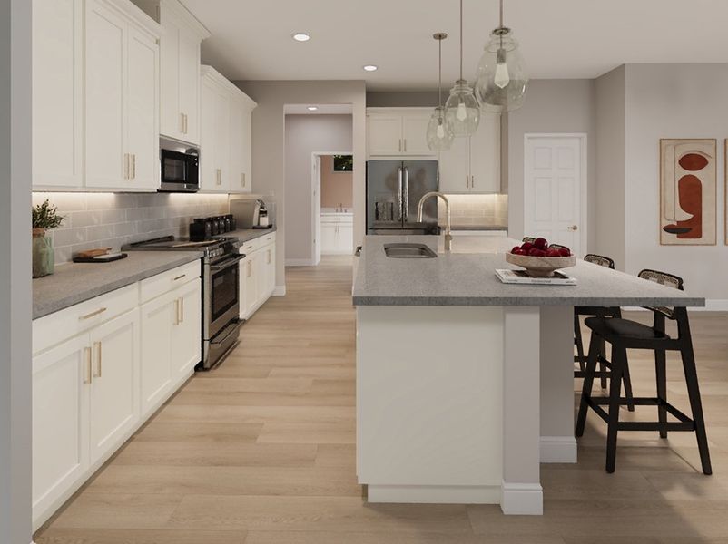 Representative furnished interior of a home built from the Bradley by Taylor Morrison in Skye Ranch Community Group Page, Sarasota (Image 4).
