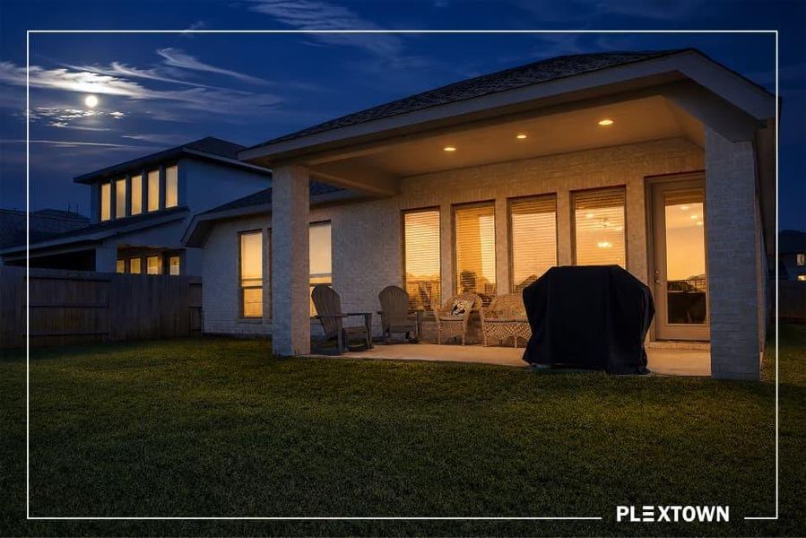 Exterior details and patio area of a home in StoneCreek Estates, Richmond (Image 4). Exterior details and patio area of a home in StoneCreek Estates, Richmond (Image 4).