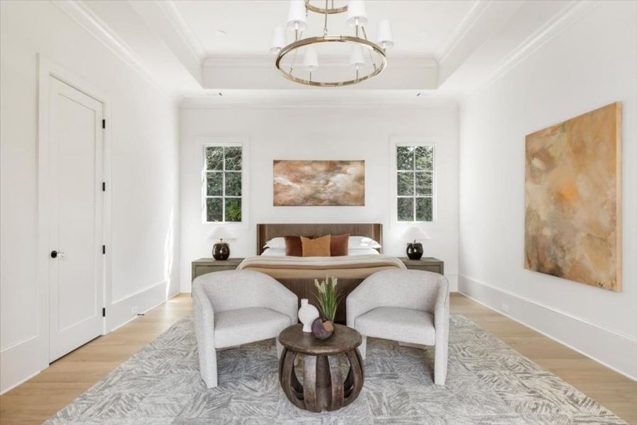 Furnished interior view inside a new home in , Alpharetta (Image 50).