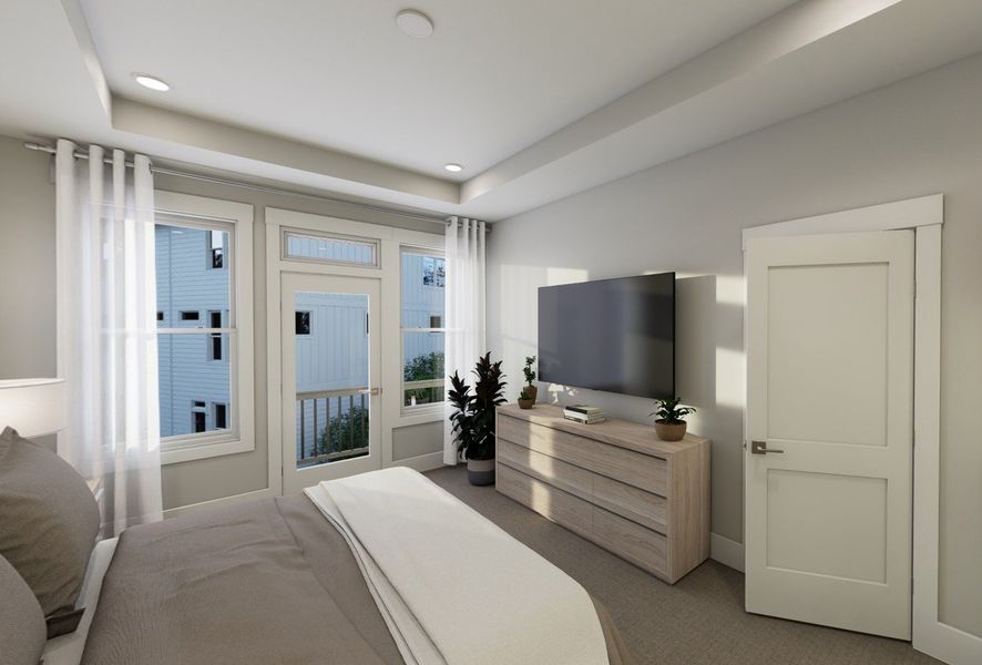 Primary Bedroom with Optional Balcony