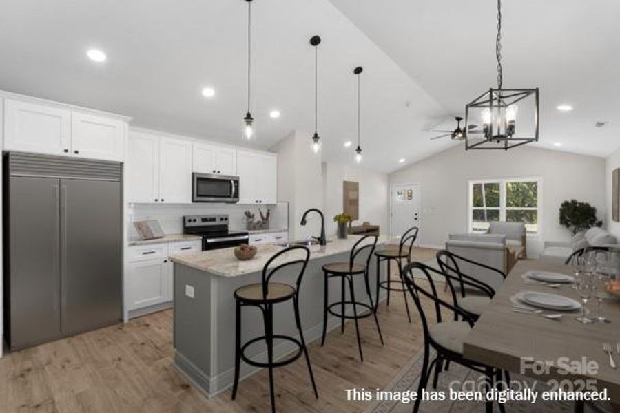 Furnished interior view inside a new home in , China Grove (Image 9).