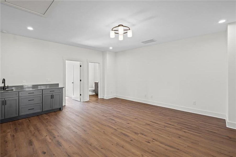 Spacious, unfurnished interior of a new home in Devin's Shire - A Kennesaw Tradition, Kennesaw (Image 36).