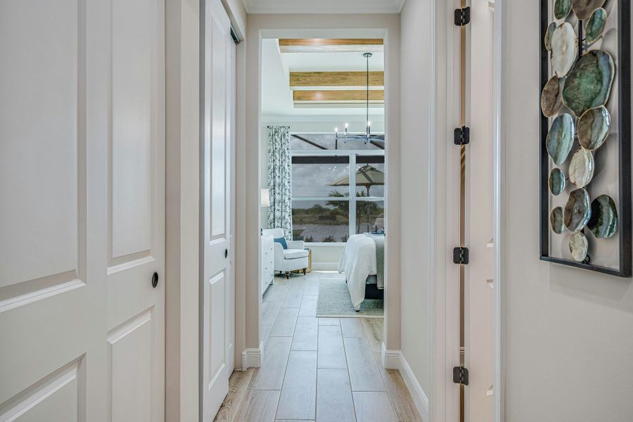 2D floor plan layout for the Willow Signature by GHO Homes in Belterra, Port St. Lucie, FL (Image 37).