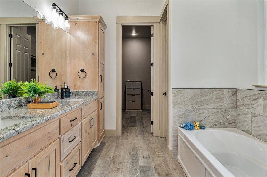 Furnished interior view inside a new home in , Star Harbor (Image 9).