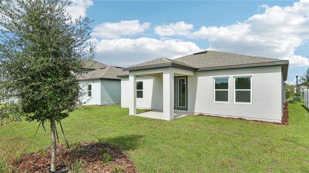 Exterior details and patio area of a home in Sunbrooke, St. Cloud (Image 3). Exterior details and patio area of a home in Sunbrooke, St. Cloud (Image 3).