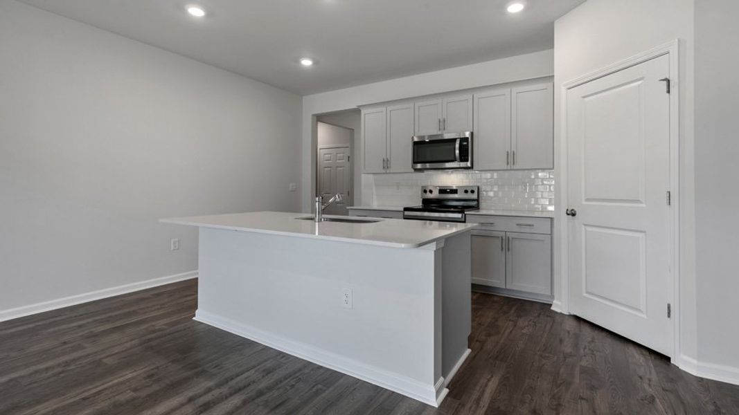 Furnished interior view inside a new home in Swift Creek Farm, Clayton (Image 6).