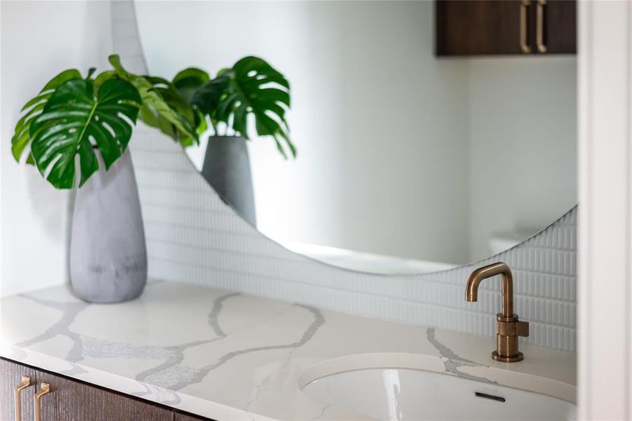 Close-up of interior finishes inside a home in , Dallas (Image 18).