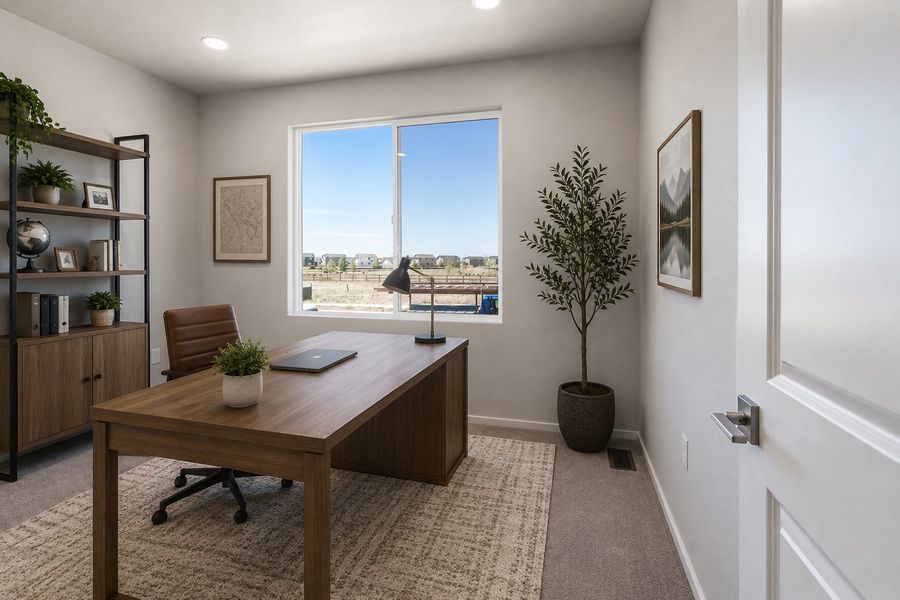 Furnished interior view inside a new home in Prairie Song, Windsor (Image 10). Furnished interior view inside a new home in Prairie Song, Windsor (Image 10).
