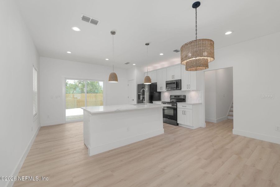 Furnished interior view inside a new home in , St. Augustine (Image 10).