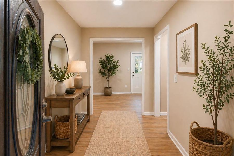 Furnished interior view inside a new home in , Taylorsville (Image 10).