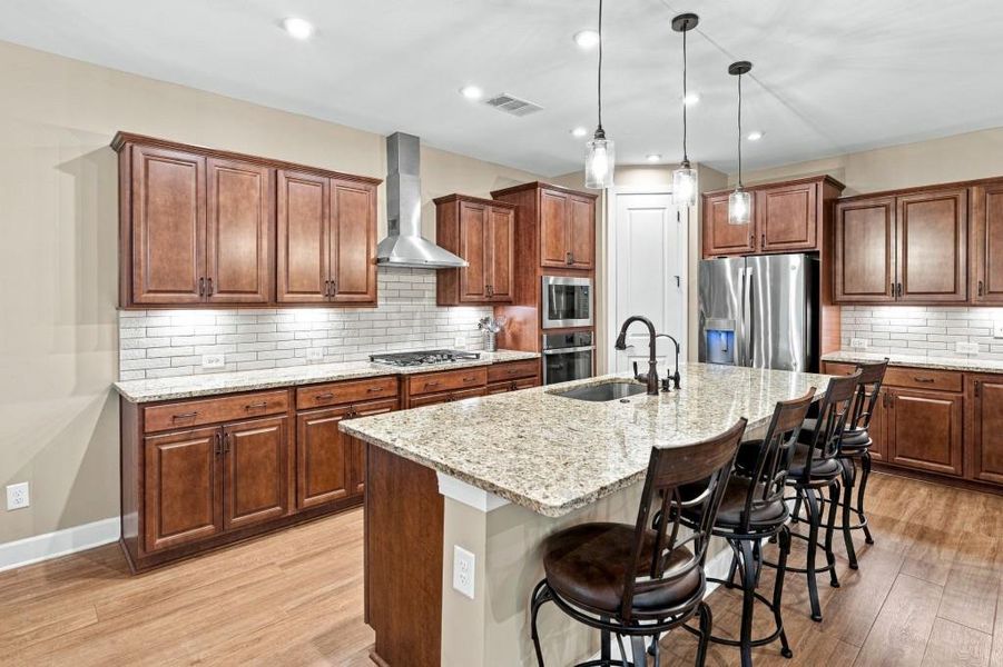 Furnished interior view inside a new home in , Hoschton (Image 11).