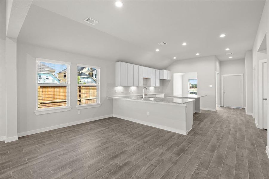 Sample photo of completed home with similar floor plan. As-built interior colors and selections may vary.