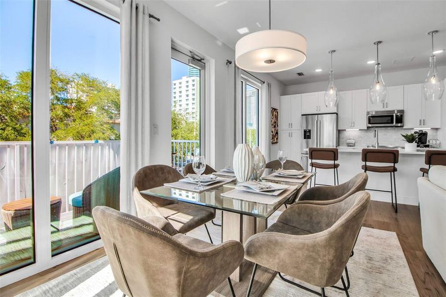 Furnished interior view inside a new home in Castille Urbana, St. Petersburg (Image 16).