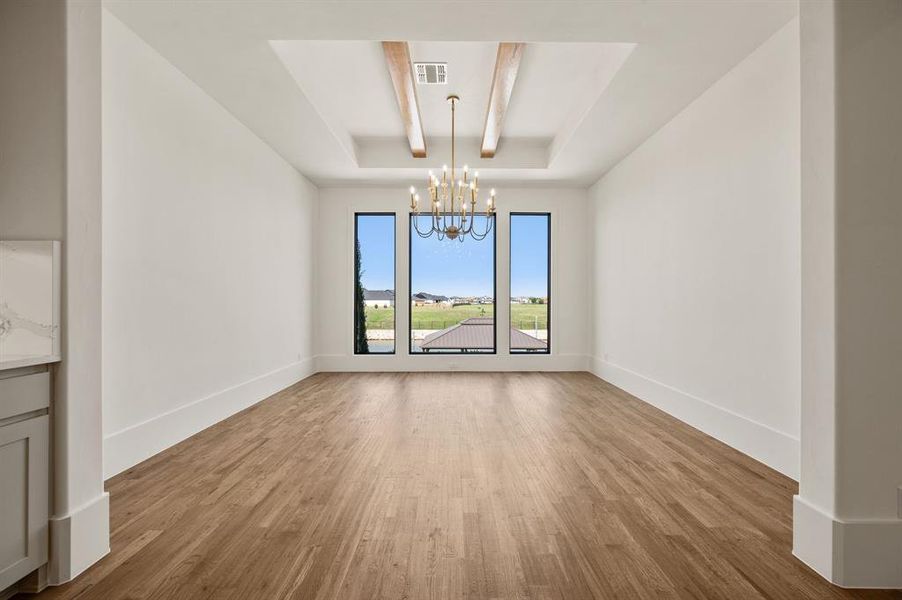 Spacious, unfurnished interior of a new home in The Resort on Eagle Mt. Lake, Fort Worth (Image 23).
