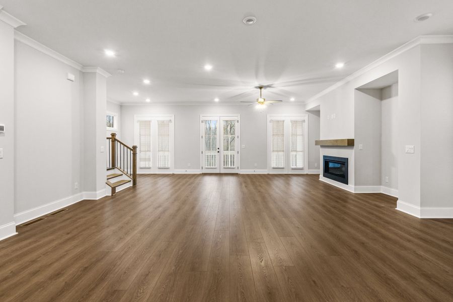 Representative unfurnished interior of a home built from the The Stanley by The Providence Group in Waterside Single Family, Peachtree Corners (Image 39). Representative unfurnished interior of a home built from the The Stanley by The Providence Group in Waterside Single Family, Peachtree Corners (Image 39).