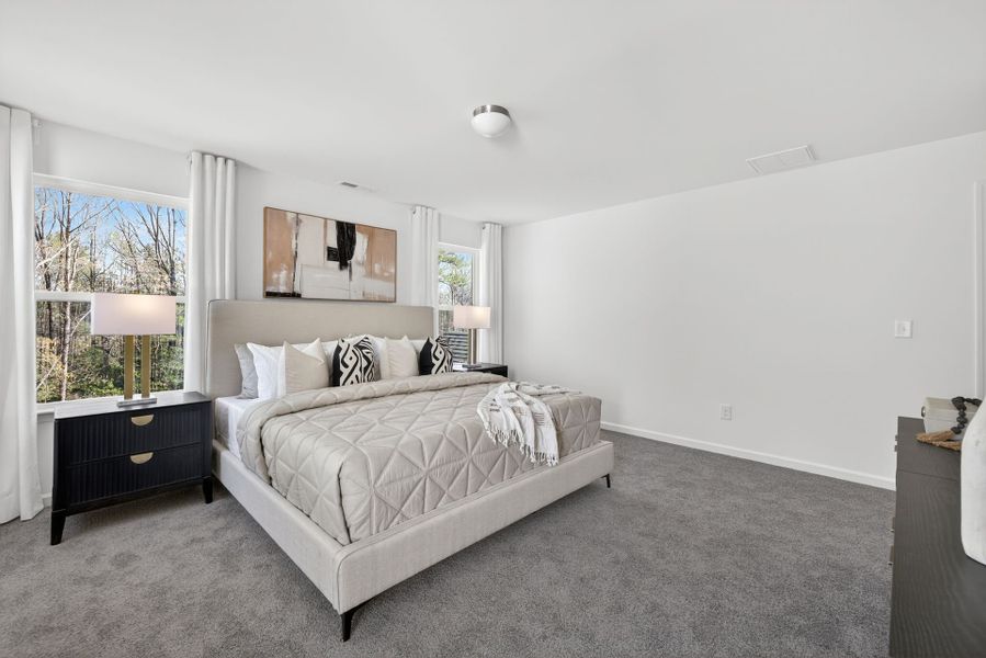 Furnished interior view inside a new home in Copper Ridge at Flowers Plantation, Clayton (Image 17).