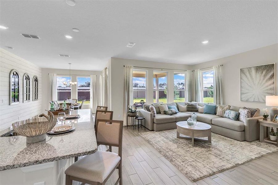Furnished interior view inside a new home in Harmony West, St. Cloud (Image 40). Furnished interior view inside a new home in Harmony West, St. Cloud (Image 40).