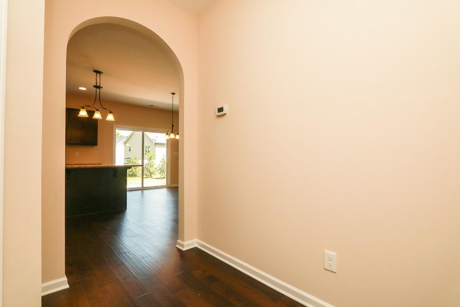 Representative unfurnished interior of a home built from the Stewart by RiverWILD Homes in Harvest Meadows, Zebulon (Image 18). Representative unfurnished interior of a home built from the Stewart by RiverWILD Homes in Harvest Meadows, Zebulon (Image 18).
