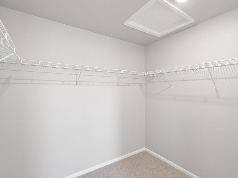 Spacious, unfurnished interior of a new home in Lorson Ranch : The Springs Collection, Colorado Springs (Image 14).