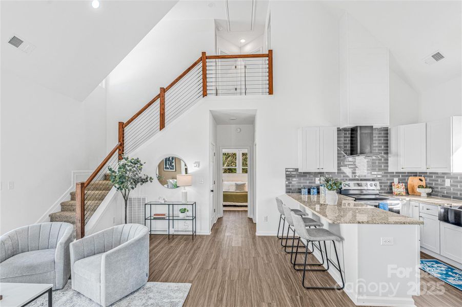 Furnished interior view inside a new home in , Cherryville (Image 8). Furnished interior view inside a new home in , Cherryville (Image 8).