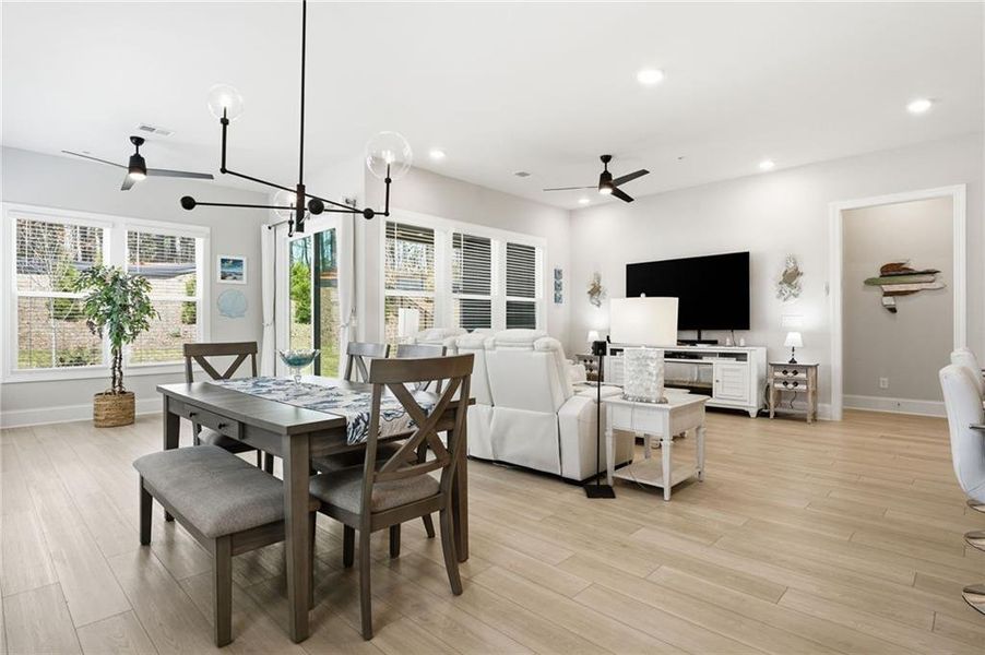 Furnished interior view inside a new home in The Reserve at Bells Ferry, Kennesaw (Image 28). Furnished interior view inside a new home in The Reserve at Bells Ferry, Kennesaw (Image 28).